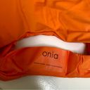 ONIA NWT  Sabrina Bikini Bottom Swim Bright Neon Orange Persimmon Beach size XL Photo 6