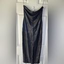 Naked Wardrobe  NEW Got the Drip Strapless Body-Con Black Midi Dress Size xl Photo 2