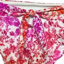 PilyQ  Azalea Floral High Waist Bikini Bottoms Pink Size Medium Photo 9
