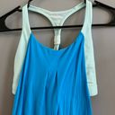 Lululemon Blue Practice Freely Tank with Built In Sports Bra Photo 3