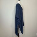Sejour Silk Blend Blue Heather Knit Poncho Women’s Sweater Size 1X Photo 4