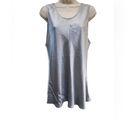 Mulberry Fishers Finery woman’s 100% pure  silk camisole in a silver color Photo 4