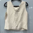 Tommy Bahama  Women’s Beige Khaki Tank Sleeveless Silk Shirt Top Plus Size 14 Photo 2