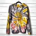 Pilcro  Anthropologie Angie Thermal Cowl Neck Pullover Tie Dye Size Medium Photo 1