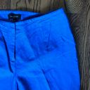 Talbots Vintage  Blue Linen Capri Pants Women’s 14 Photo 1