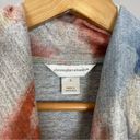 Christopher & Banks  Cowl Neck Top Knit Long Sleeve Watercolor Design Size Small Photo 7