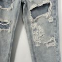 One Teaspoon ONE By  Awesome Baggies Jeans Light Wash Ripped Mid Rise Size 26 Photo 3