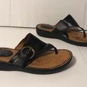 Born concept  black slide on Thong sandals size 7 Photo 0