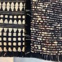 The Loft  Outlet NWT black white Geometric Textured print Skirt women sz 2 Photo 1