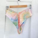 Skatie | The Saltie Blonde Oahu Tie Dye Demi Top & Pastel Melly Bottom Swimsuit Photo 3