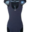 Skye Swimwear SKYE Black Plunging V Neck One Piece Swimsuit - size XS Photo 2