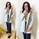 J.Crew NWT  Women's Italian Wool Chateau Parka Jacket Coat Heather Dusk Gray 4P Photo 2