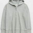 Aerie Textured Henley Hoodie Photo 1