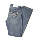 Shyanne  Western Embroidered Back Pocket Light Wash Slim Bootcut Jeans Photo 3