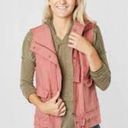 BKE  Buckle Withered Rose Canvas Vest Size M Photo 1