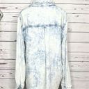 Velvet Heart  Acid Wash Tencel Chambray Denim Button Up Shirt Women’s Size Large Photo 9