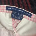 Ralph Lauren Sport Size 2 Pink Checkered Gingham Pant Photo 2