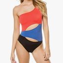 Solid & Striped [] Louise Asymmetrical One Shoulder Cutout Swimsuit Size Medium M Photo 0