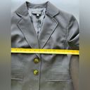 Nine West NWOT  Women's Size 0P Black Suit Jacket  2 Button Front Lined Photo 2