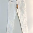 prAna  Pants Women's Carlotta Cropped Pants in White Sz 10/ Sz 30 NWT Photo 1