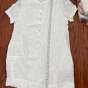 Faherty  Gemina Dress M in white Photo 8