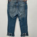 Pilcro and the Letterpress Anthropologie Pilcro And‎ The Letterpress Hyphen Blue Jeans Tassel Hem Sz 27 Photo 2