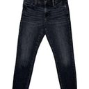 Frame  Jeans Womens 2 25" Le Garcon Black Dark Wash Low Rise Skinny Casual Photo 0