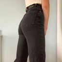 ZARA black wide leg jeans Photo 3