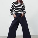 ZARA NWT  Striped Rustic Sweater  Bloggers Fav Lightweight Medium Photo 3