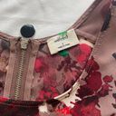 Wilfred Aritzia  Sevres Sleeveless Blouse in Mocha Flame Scarlet Floral S Photo 4