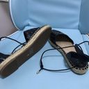 Unisa Strappy Black Leather Espadrilles Photo 5