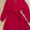 Joie Magenta Pink Blouson Mini Dress Size Medium M Photo 0