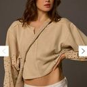 Pilcro  Batwing Eyelet Sweatshirt Photo 0