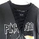 Pink Floyd  Dark Side of the Moon Lace Up Corset Choker Graphic Tee T-Shirt Small Photo 3