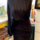 BCBG MAXAZRIA Classy black one sleeve dress Photo 0