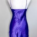 🔥 3/$30 Circa 2000 Royal Purple Satin Slip Dress Photo 2