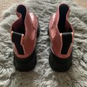 Sorel Women’s 10  Brex Chelsea Lux Lug Sole Waterproof Boots Pink Leather Patent Photo 4