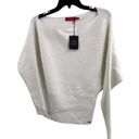 n:philanthropy  White Off Shoulder Ribbed Sweater Elda Size Medium New Photo 51