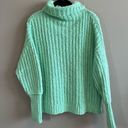 We The Free Free People  Green Turtleneck Sweater XS Photo 0