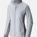 Mountain Hardwear Mountain Hard Wear Pyxis grey and white stretch jacket Photo 0