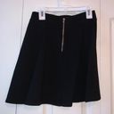 Divided Plain Black Skirt Photo 1