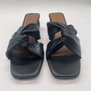 Twisted Journee Signature Sandals Womens 8.5 Black Leather Charlize  Slip On NEW Photo 1