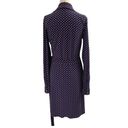 Tommy Hilfiger  Blue Long Sleeve Knee Length Wrap Around Dress Size 6 | 48-30 Photo 1