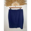 Anne Klein  The Executive Navy Blue Pencil Skirt Size 10 Work Office Regency Photo 3