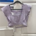 Koch NWT  PURPLE CECILIA LINEN TOP Photo 1