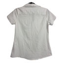 Kuhl  Top Shirt White Short Sleeve Button Up Front Pocket Lightweight Outdoor S Photo 4