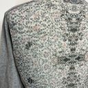 all saints sweater digitally printed grey flora back cardigan Photo 3