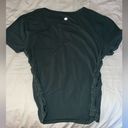 Lululemon  all it takes nulu cropped tee in dark forest green size 6 Photo 3