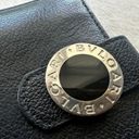 Authentic BVLGARI Black Leather Bifold Wallet Photo 2