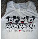 Disney  Mickey Mouse White tank top size‎ large Photo 1